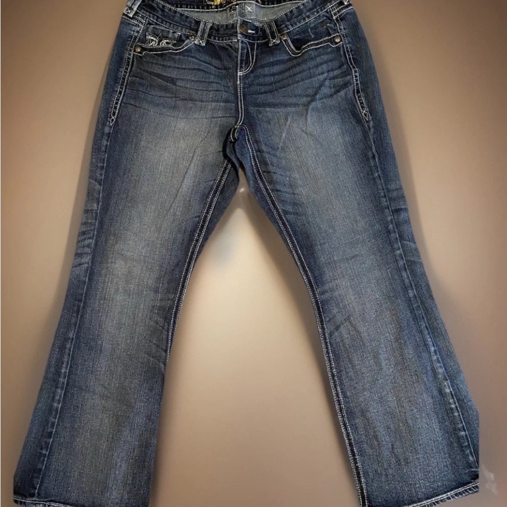 Maurice’s Women’s Denim Jeans Size 16 Regular Wide-Leg (M16-8)